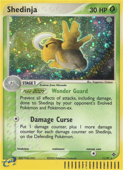 Shedinja (11/97) [EX: Dragon] Reverse Holofoil