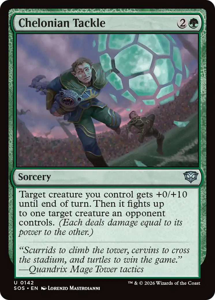 Chelonian Tackle [Secrets of Strixhaven] Foil