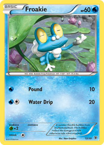 Froakie (12/39) [XY: Kalos Starter Set] Holofoil