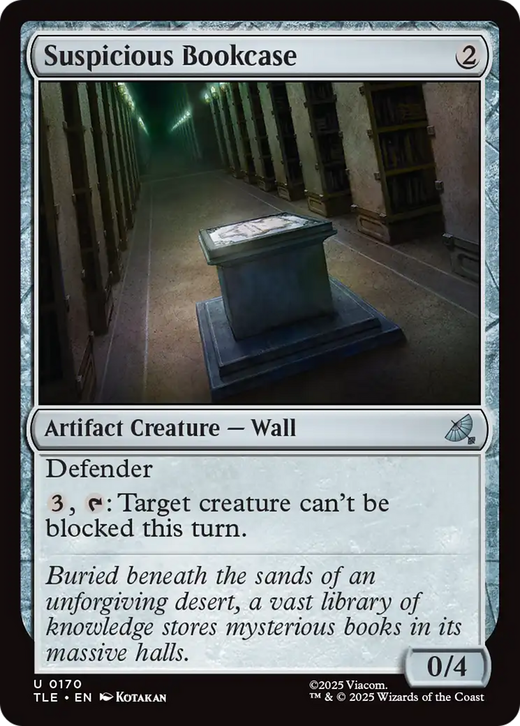 Suspicious Bookcase [Avatar: The Last Airbender: Eternal-Legal] Foil