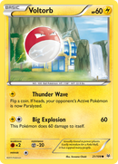 Voltorb (21/108) [XY: Roaring Skies] Reverse Holofoil