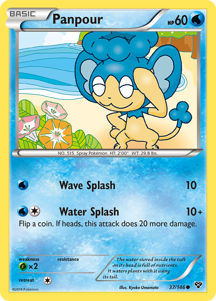 Panpour (37/146) [XY: Base Set] Reverse Holofoil