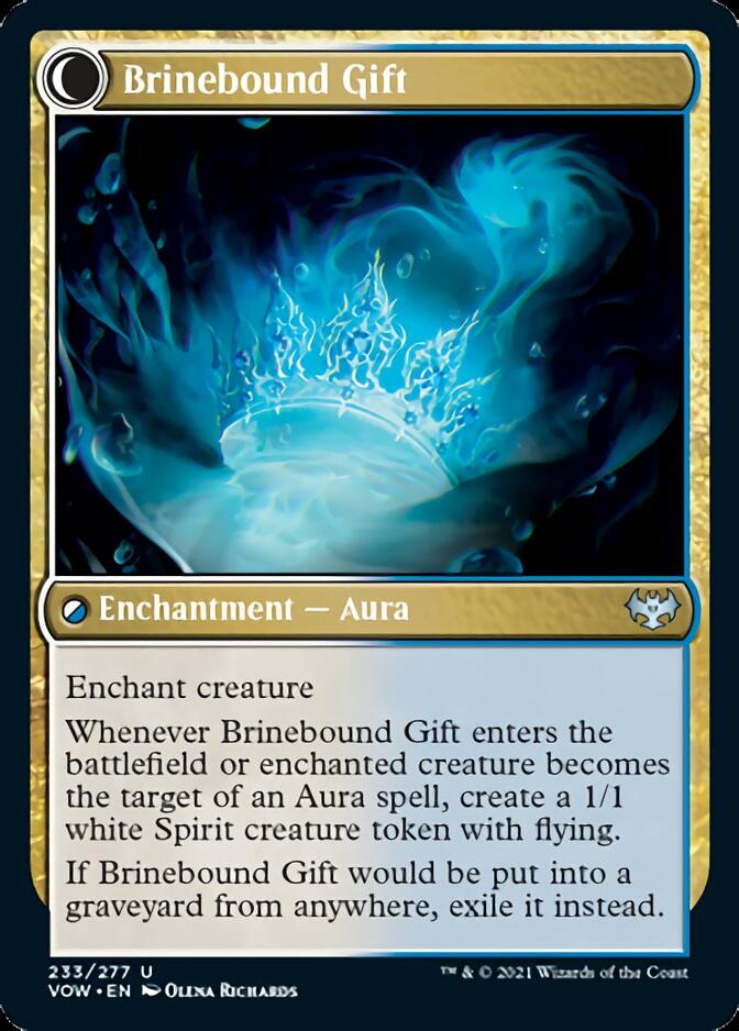 Brine Comber // Brinebound Gift [Innistrad: Crimson Vow] Foil