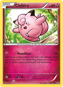 Clefairy (70/111) [XY: Furious Fists] Reverse Holofoil