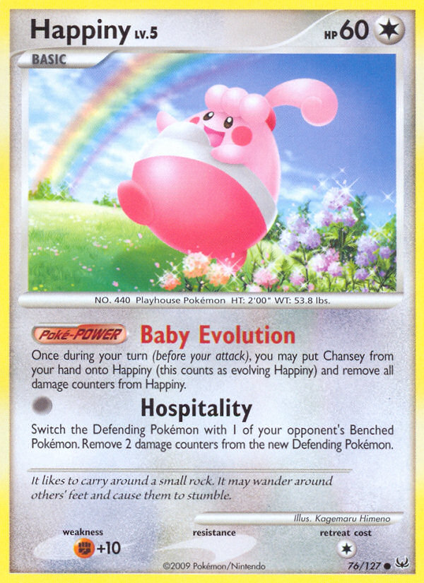 Happiny (76/127) [Platinum: Base Set] Reverse Holofoil