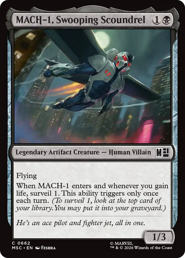 MACH-1, Swooping Scoundrel [Marvel Super Heroes Commander] Foil