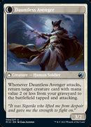 Bereaved Survivor // Dauntless Avenger [Innistrad: Midnight Hunt] Foil
