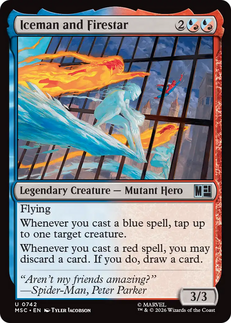Iceman and Firestar [Marvel Super Heroes] Foil