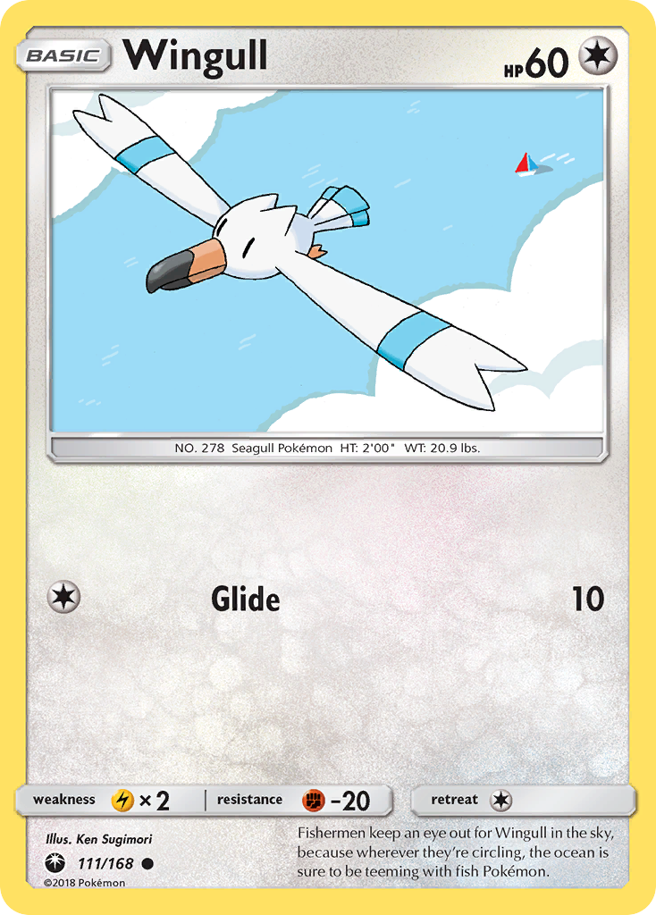 Wingull (111/168) [Sun & Moon: Celestial Storm] Reverse Holofoil