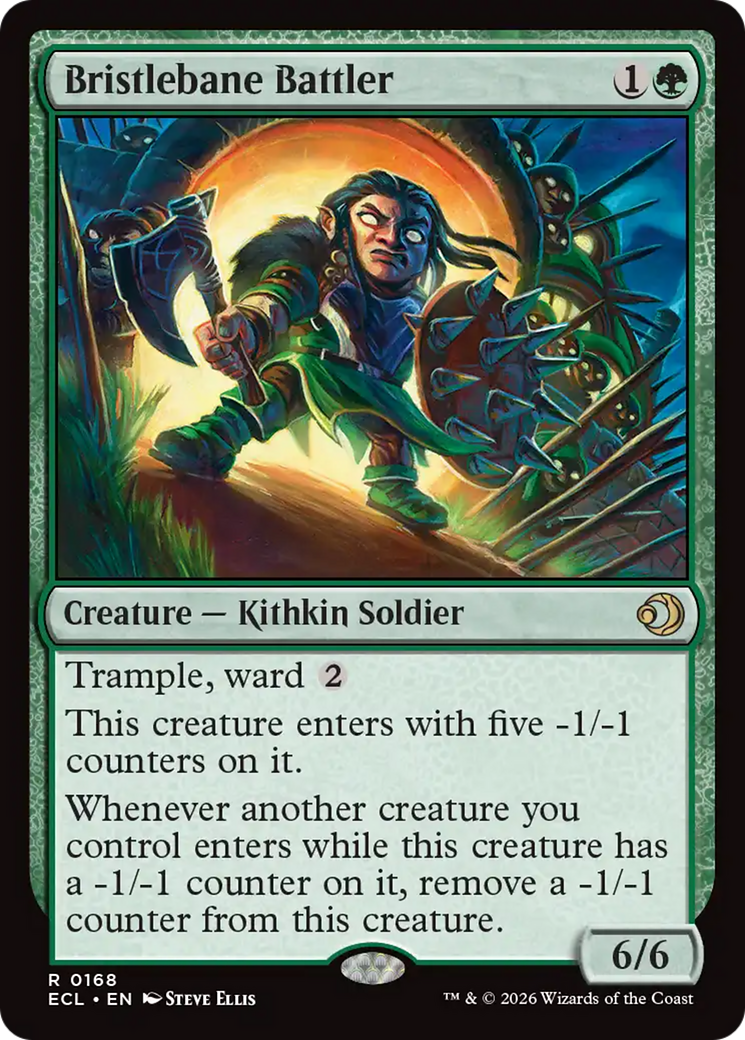 Bristlebane Battler [Lorwyn Eclipsed] Foil
