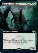 Daemogoth Titan (Extended Art) [Strixhaven: School of Mages] Foil
