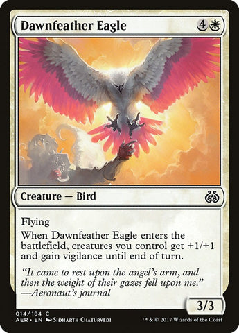 Dawnfeather Eagle [Aether Revolt] Foil