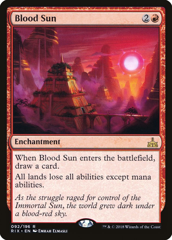 Blood Sun [Rivals of Ixalan] Foil