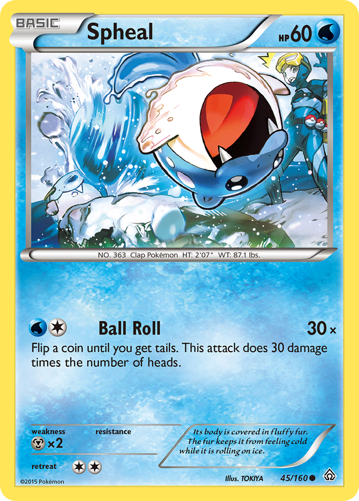 Spheal (45/160) [XY: Primal Clash] Reverse Holofoil