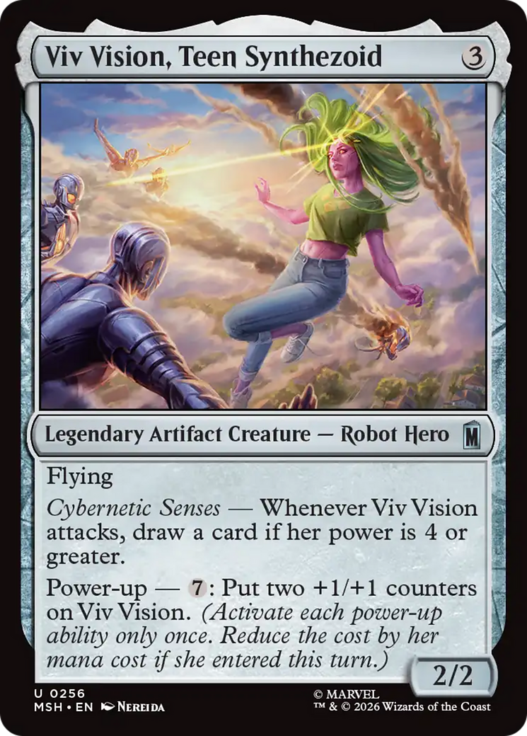 Viv Vision, Teen Synthezoid [Marvel Super Heroes] Foil