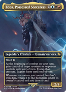 Edea, Possessed Sorceress (Borderless) [FINAL FANTASY Commander] Foil