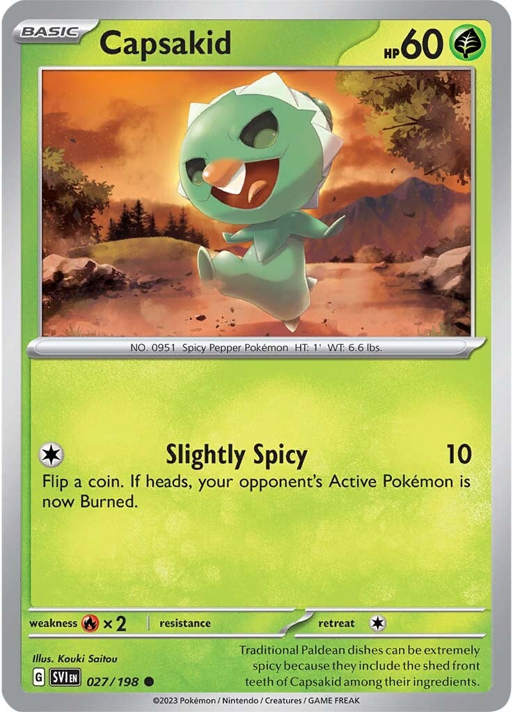 Capsakid (027/198) [Scarlet & Violet: Base Set] Reverse Holofoil
