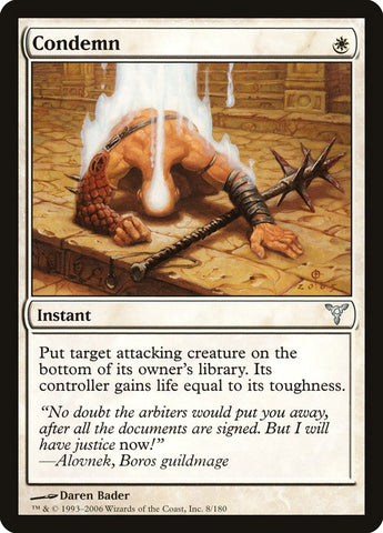 Condemn [Dissension] Foil