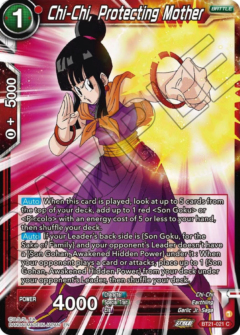 Chi-Chi, Protecting Mother (BT21-021) [Wild Resurgence] Parallel Foil