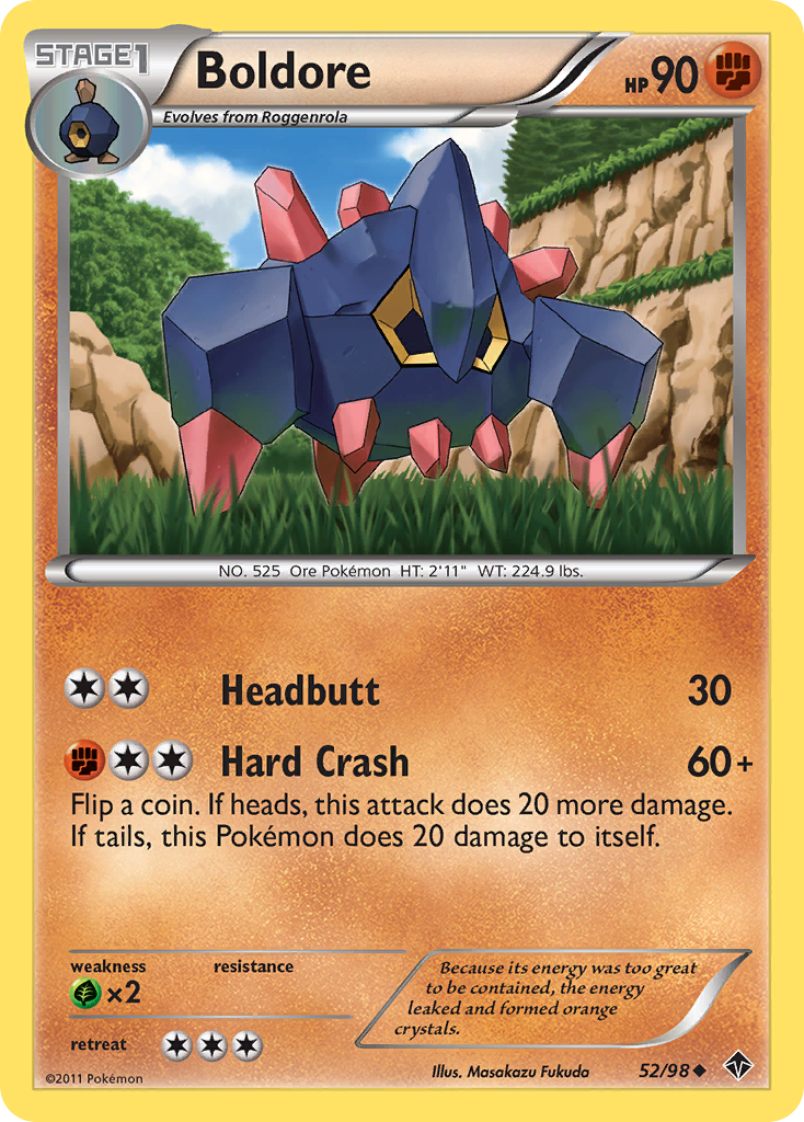 Boldore (52/98) [Black & White: Emerging Powers] Reverse Holofoil