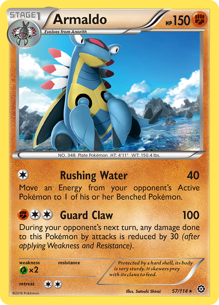 Armaldo (57/114) [XY: Steam Siege] Reverse Holofoil