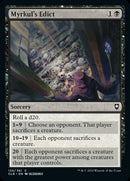 Myrkul's Edict [Commander Legends: Battle for Baldur's Gate] Foil