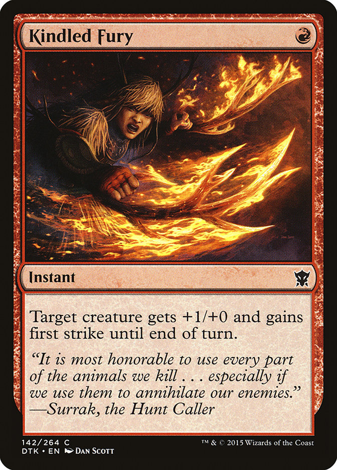 Kindled Fury [Dragons of Tarkir] Foil
