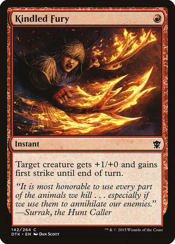 Kindled Fury [Dragons of Tarkir] Foil