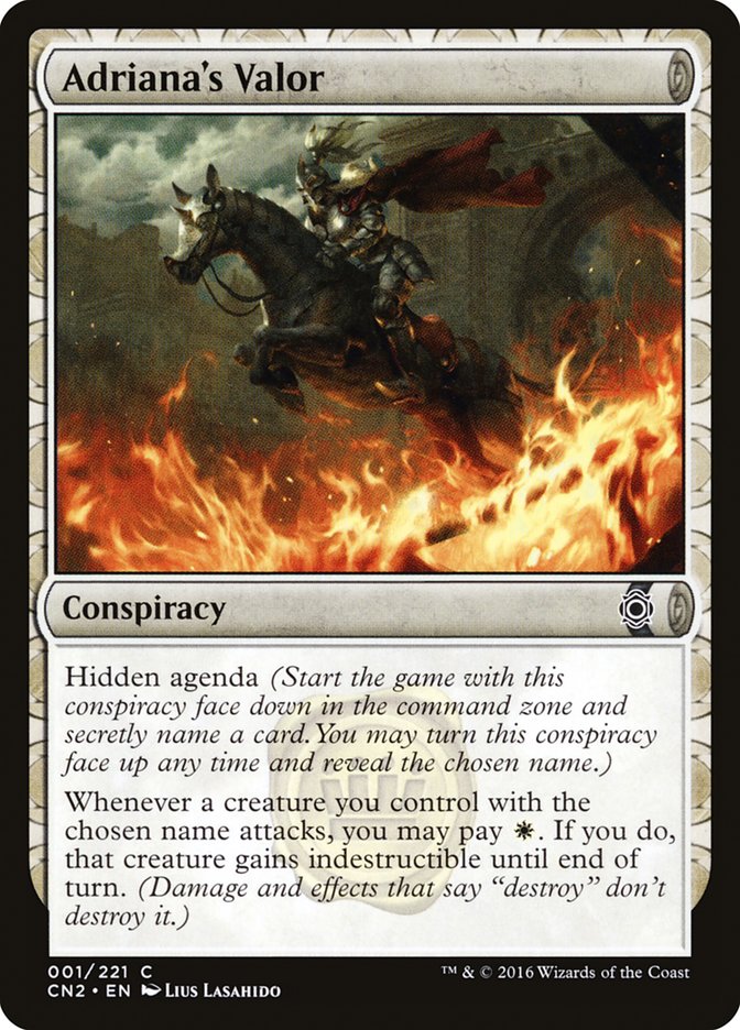 Adriana's Valor [Conspiracy: Take the Crown] Foil