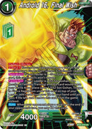 Android 16, Final Wish (BT21-074) [Wild Resurgence] Parallel Foil