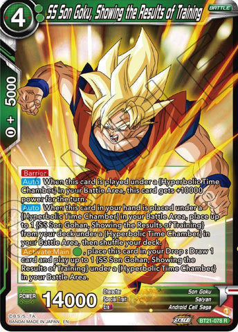 SS Son Goku, Showing the Results of Training (BT21-078) [Wild Resurgence] Parallel Foil
