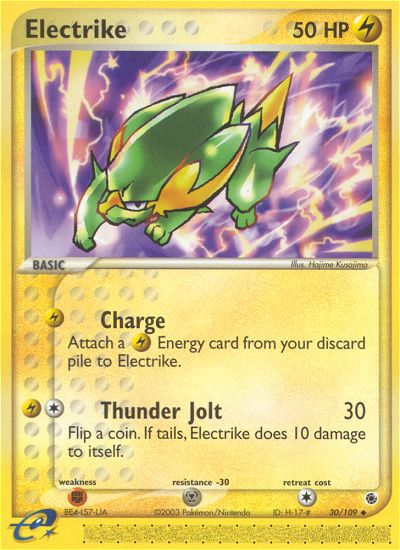 Electrike (30/109) [EX: Ruby & Sapphire] Reverse Holofoil