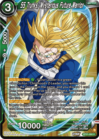 SS Trunks, Mysterious Future Warrior (BT21-082) [Wild Resurgence] Parallel Foil