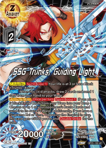 SSG Trunks, Guiding Light (BT21-133) [Wild Resurgence] Parallel Foil
