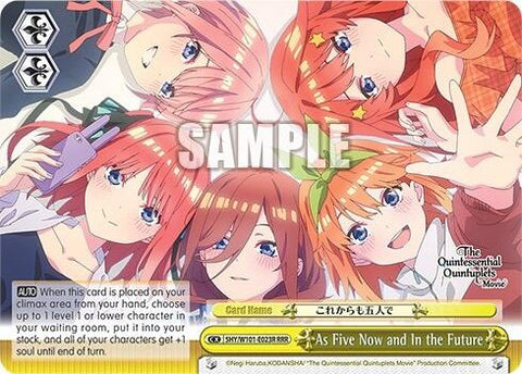 As Five Now and In the Future (5HY/W101-E023R RRR) [The Quintessential Quintuplets Movie]