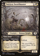 Smitten Swordmaster // Curry Favor (Showcase) [Throne of Eldraine] Foil