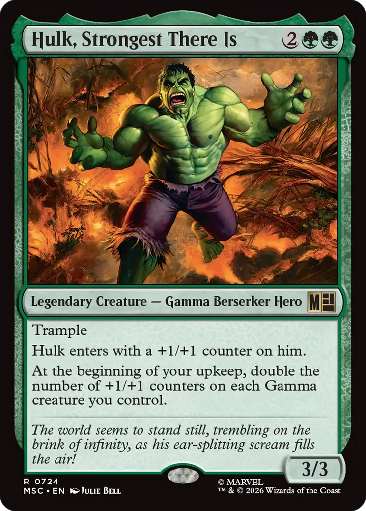Hulk, Strongest There Is [Marvel Super Heroes Commander] Foil