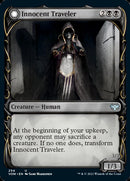 Innocent Traveler // Malicious Invader (Showcase Fang Frame) [Innistrad: Crimson Vow] Foil