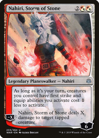 Nahiri, Storm of Stone [War of the Spark] Foil