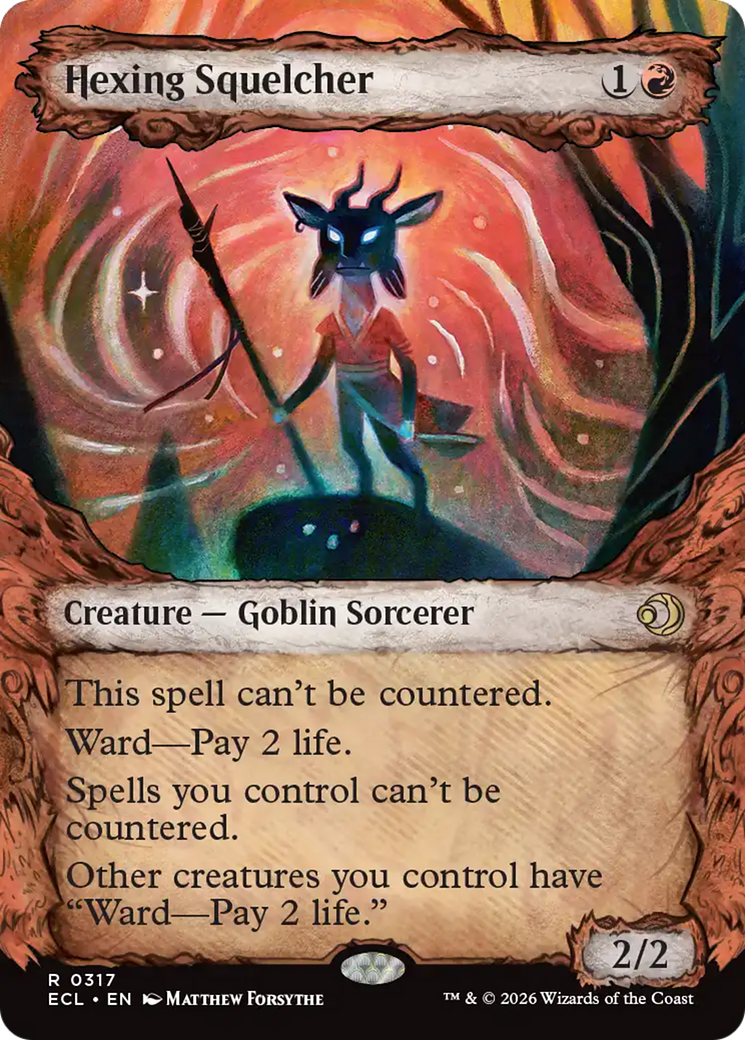 Hexing Squelcher (Showcase) [Lorwyn Eclipsed] Foil