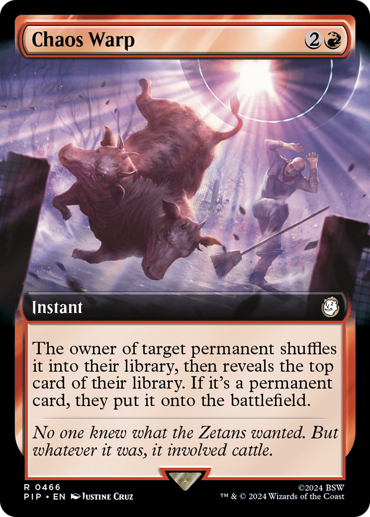 Chaos Warp (Extended Art) [Fallout] Foil