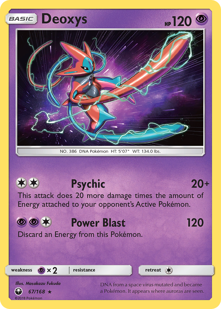 Deoxys (67/168) [Sun & Moon: Celestial Storm] Reverse Holofoil