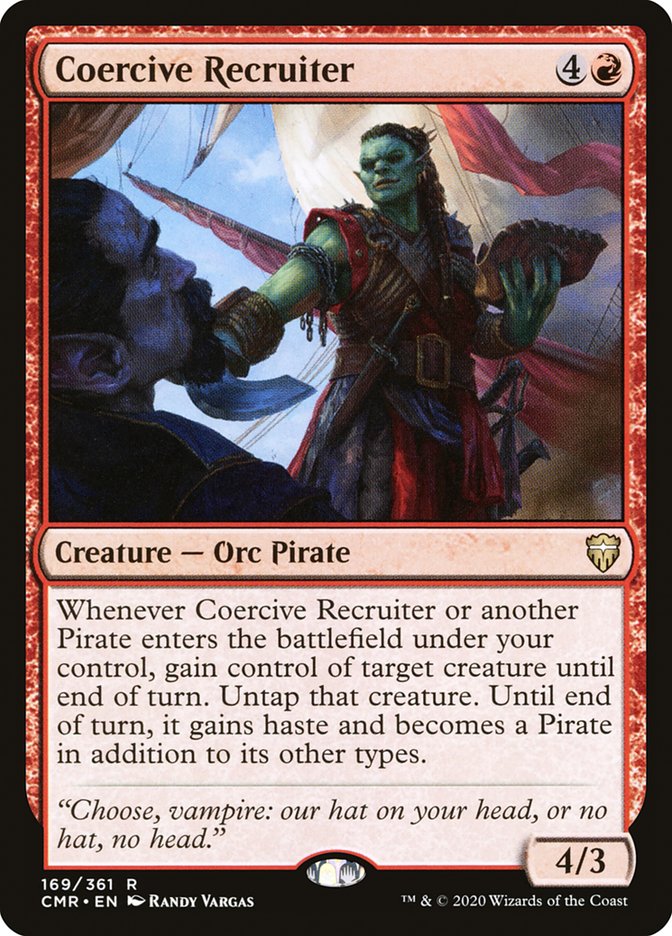 Coercive Recruiter [Commander Legends] Foil