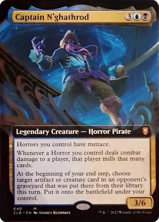 Captain N'ghathrod (Extended Art) [Commander Legends: Battle for Baldur's Gate] Foil
