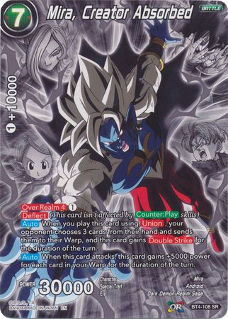 Mira, Creator Absorbed (Alternate Art) (BT4-108) [Special Anniversary Set 2020] Parallel Foil