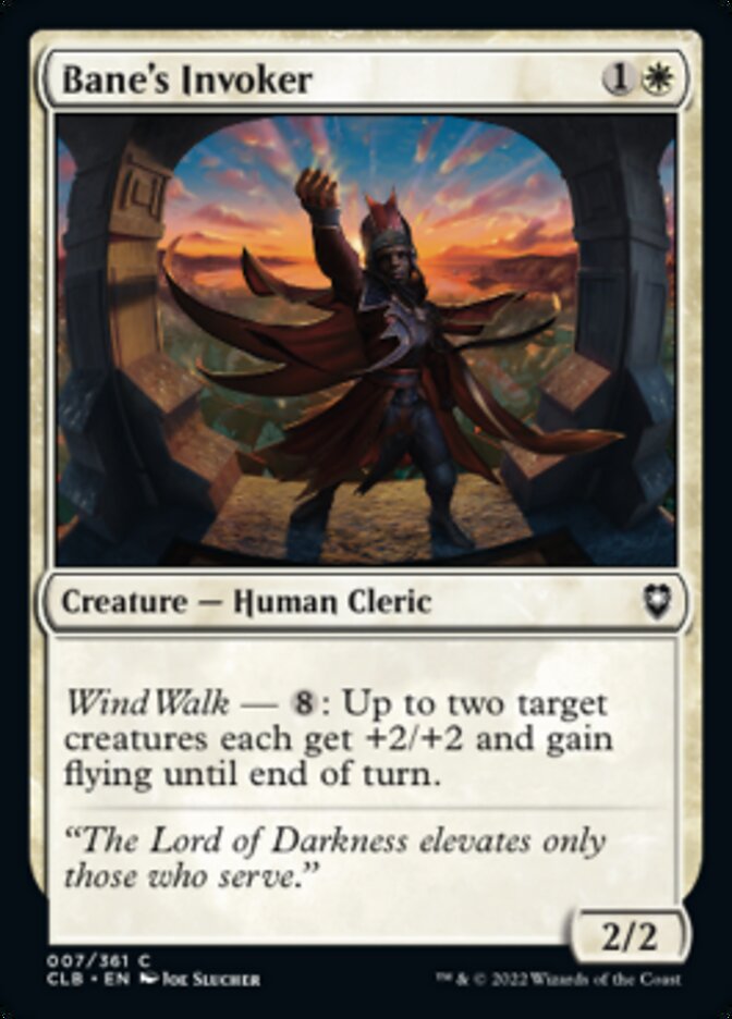 Bane's Invoker [Commander Legends: Battle for Baldur's Gate] Foil