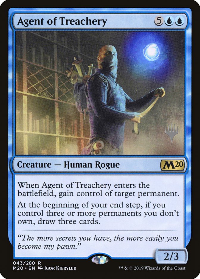 Agent of Treachery (Promo Pack) [Core Set 2020 Promos] Foil