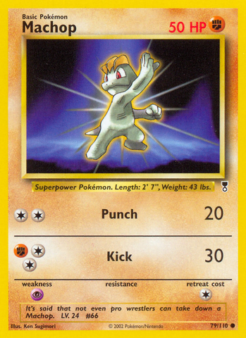 Machop (79/110) [Legendary Collection] Reverse Holofoil