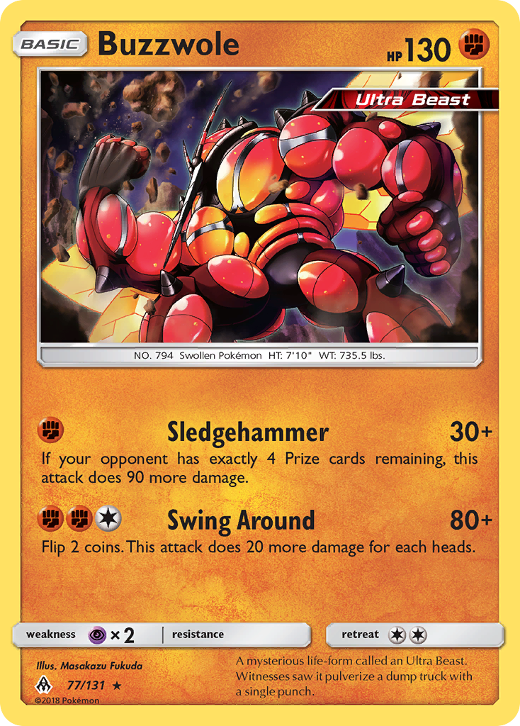 Buzzwole (77/131) [Sun & Moon: Forbidden Light] Reverse Holofoil