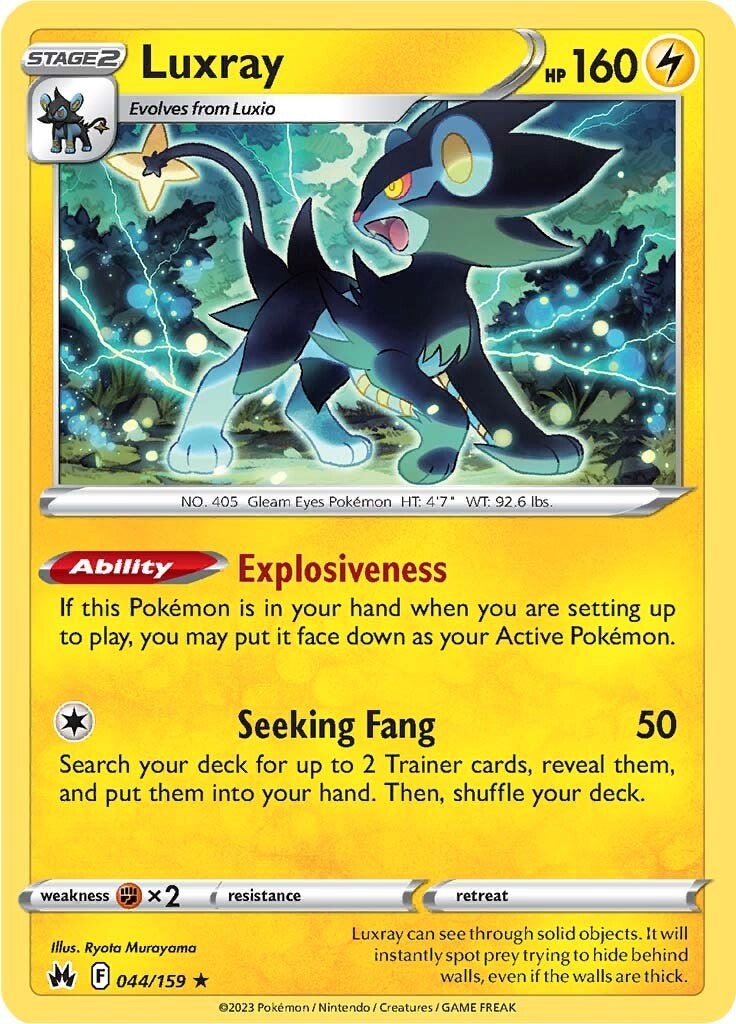 Luxray (044/159) (44) [Sword & Shield: Crown Zenith] Reverse Holofoil